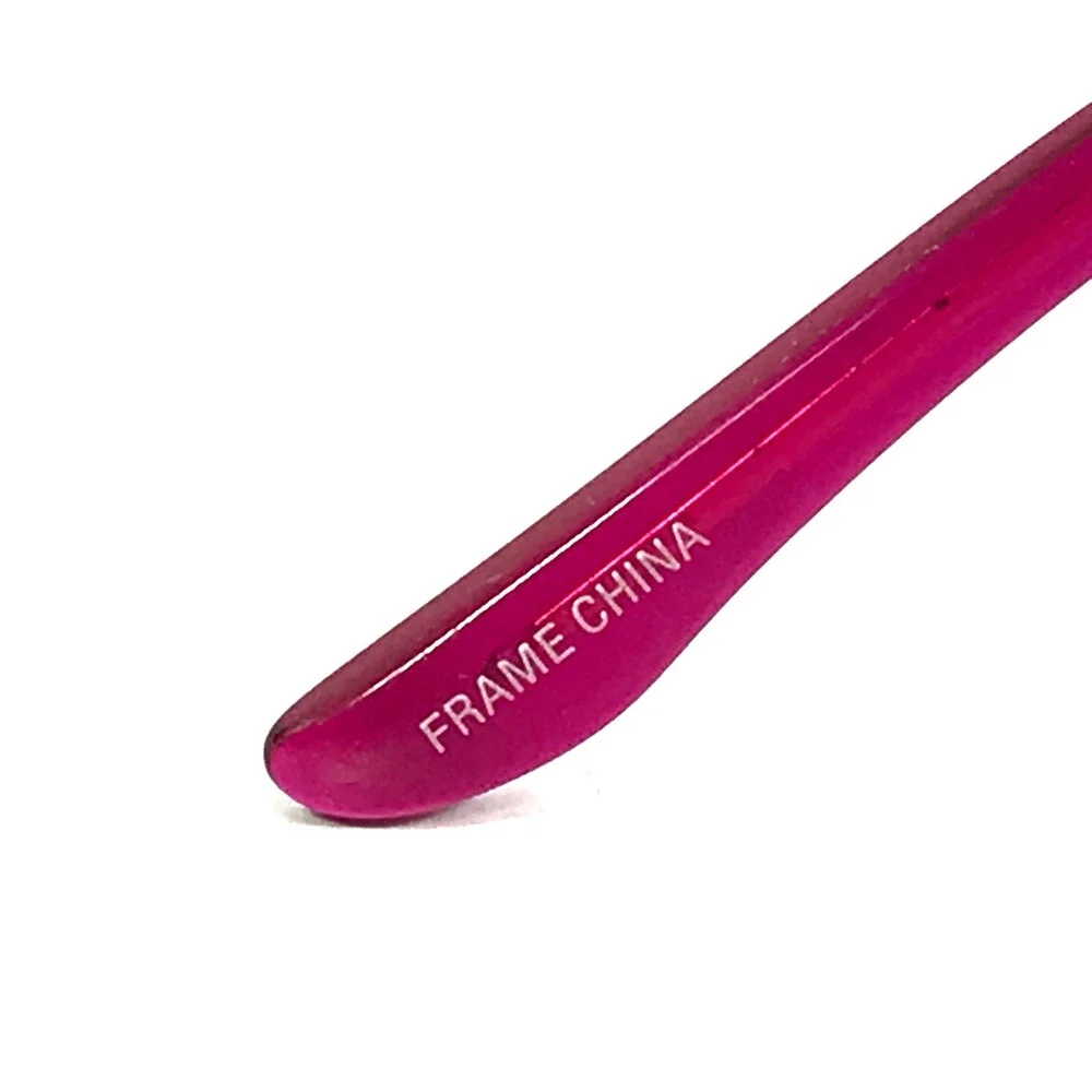 BCBGMAXAZRIA Eyeglasses Frames VALINA PINK Gold Butterfly Full Rim 53-15-135